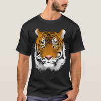 Tiger Face Animal Lover Funny Tigers Zoo KIds Boys