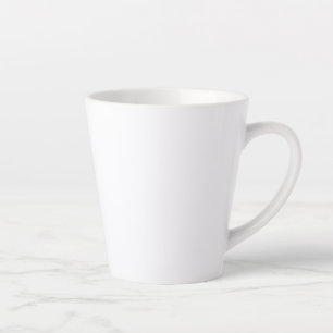 Tiger Face Badge Latte Mug