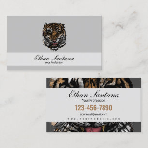 Tiger Face Business Card