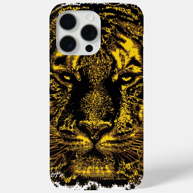 Tiger Face Case-Mate iPhone Case (Back)