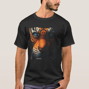 Tiger Face Cat Wildlife Animal Safari Jungle Portr T-Shirt