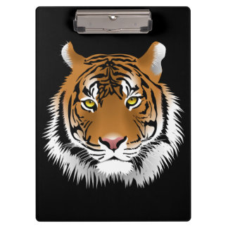 Tiger Face Clipboard