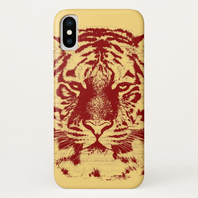 Tiger Face Close-Up Case-Mate iPhone Case (Back)