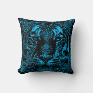 Tiger Face Close-up Cushion