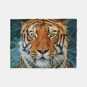 Tiger Face Fleece Blanket