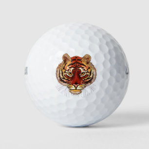 Tiger Face Golf Balls