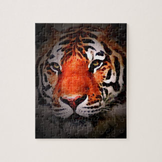 Tiger Face Motivational Artwork Jigsaw Puzzle