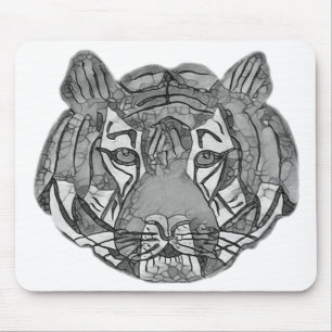 Tiger Face Mouse Mat