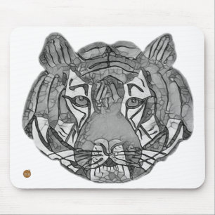 Tiger Face Mouse Mat