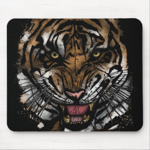 Tiger Face Mouse Mat