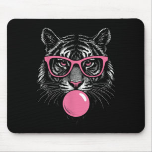 Tiger Face Nk Sungles Wild Animal Jungle Women Gir Mouse Mat