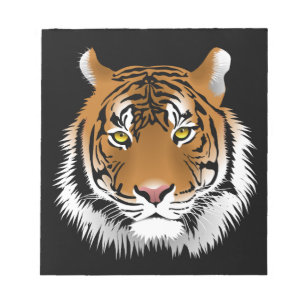 Tiger Face Notepad