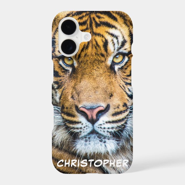 Tiger Face Personalised Name (Back)