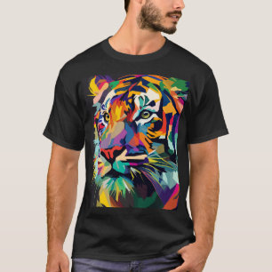 Tiger face pop art T-Shirt