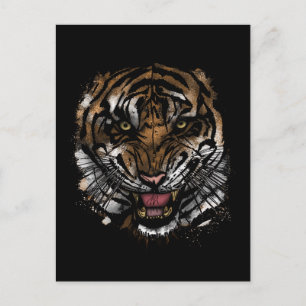 Tiger Face Postcard