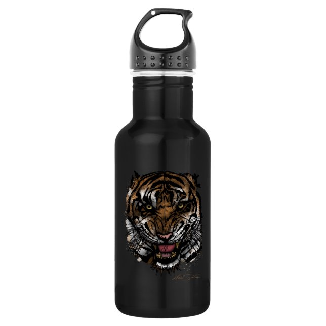Tiger Face (Signature Design) 532 Ml Water Bottle (Front)