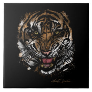 Tiger Face (Signature Design) Tile
