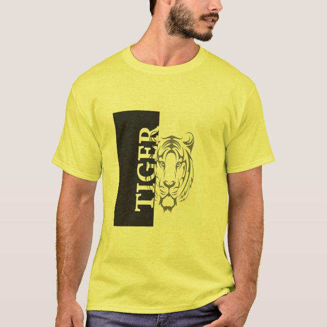 Tiger face T-Shirt (Front)