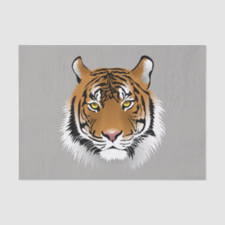 Tiger face tissue paper