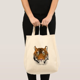 Tiger Face Tote Bag