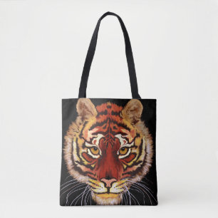 Tiger Face Tote Bag