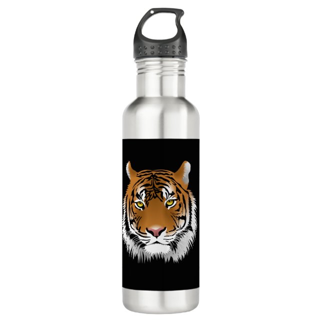 Tiger Face Water Bottle (Front)