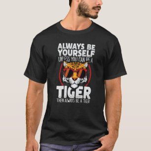 Tiger Face Wild Cat Mountain Animal Men Women Cost T-Shirt