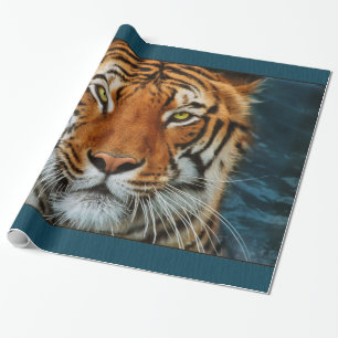 Tiger Face Wrapping Paper