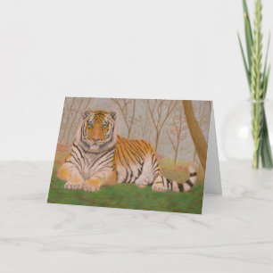 Tiger Father's Day Card