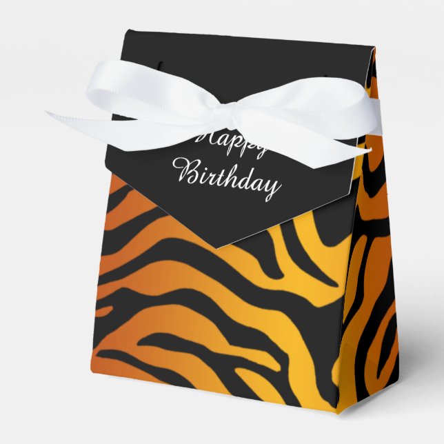 Tiger Favour Box (Front Side)
