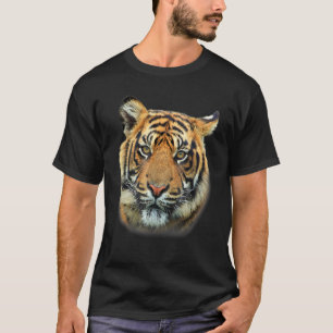 Tiger Feline Predator Illustration T-Shirt