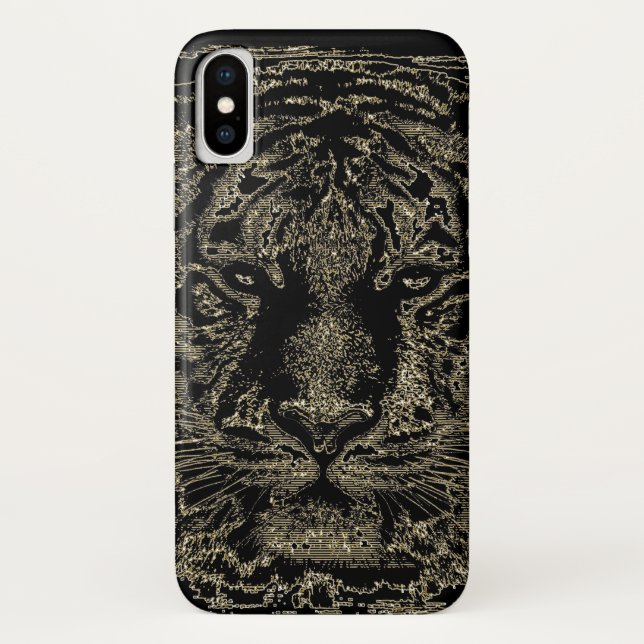 Tiger Fine Art Case-Mate iPhone Case (Back)