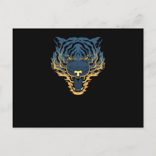 Tiger Fire Postcard