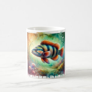 Tiger Fish 080824AREF128 - Watercolor Coffee Mug