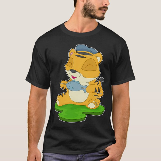 Tiger Fisher Fish T-Shirt (Front)
