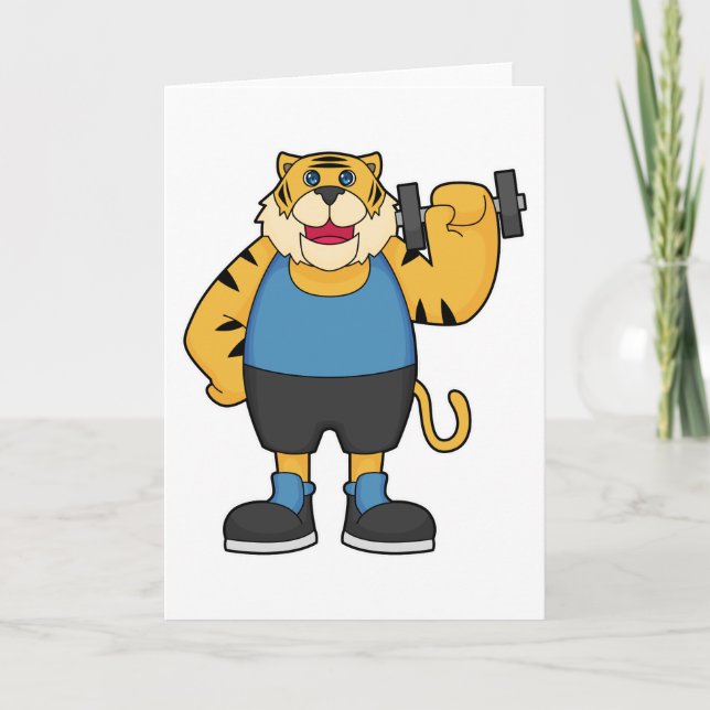 Tiger Fitness Dumbbell Card (Front)