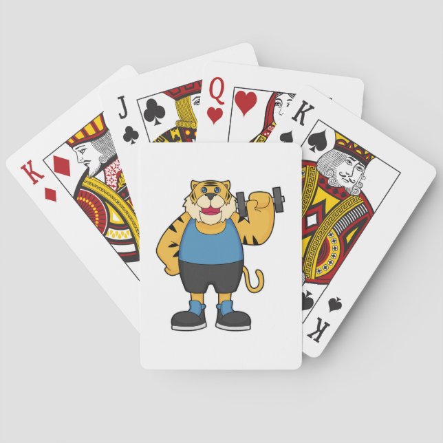 Tiger Fitness Dumbbell Playing Cards (Back)