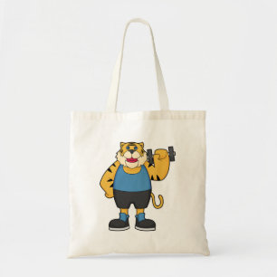 Tiger Fitness Dumbbell Tote Bag