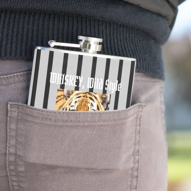 Tiger:Flask Hip Flask (In Situ)