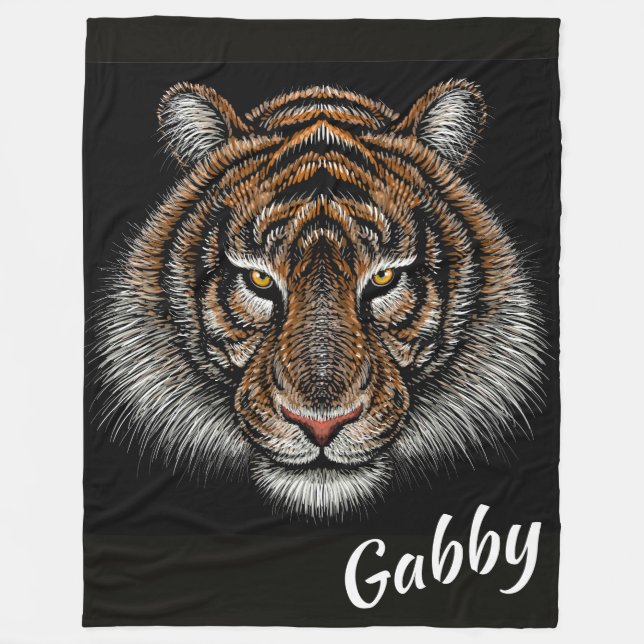 Tiger Fleece Blanket (Front)