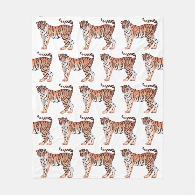 Tiger Fleece Blanket (Front)