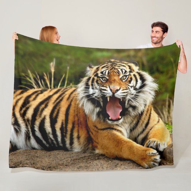 TIGER FLEECE BLANKET (In Situ)