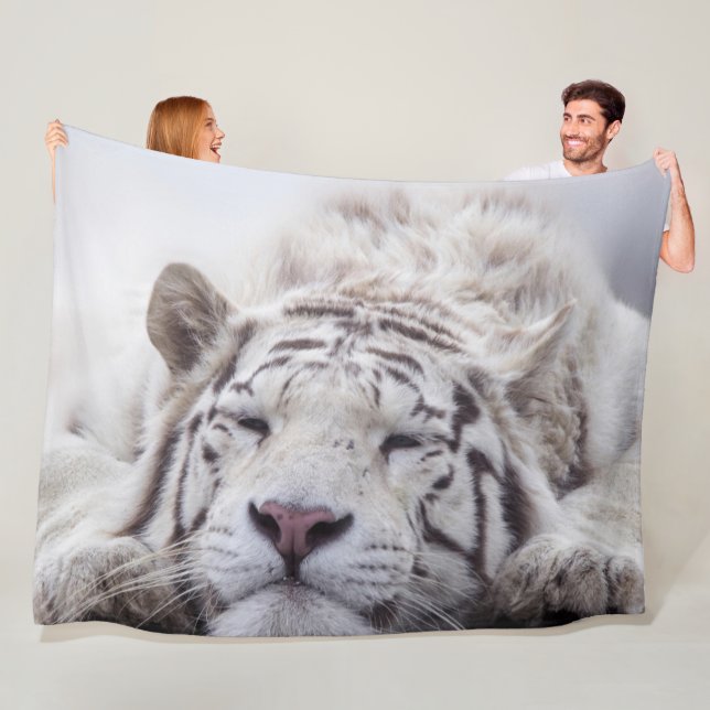 Tiger Fleece Blanket (In Situ)