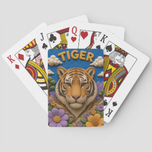 Tiger Flower Slope Modern KlayKoo Playing Cards