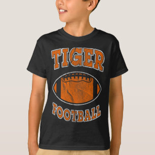 Tiger Football Vintage Distressed  T-Shirt