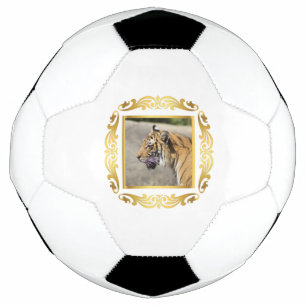 Tiger Framed Football