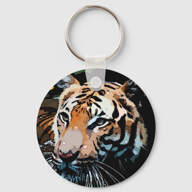 Tiger Freedom Key Ring (Front)