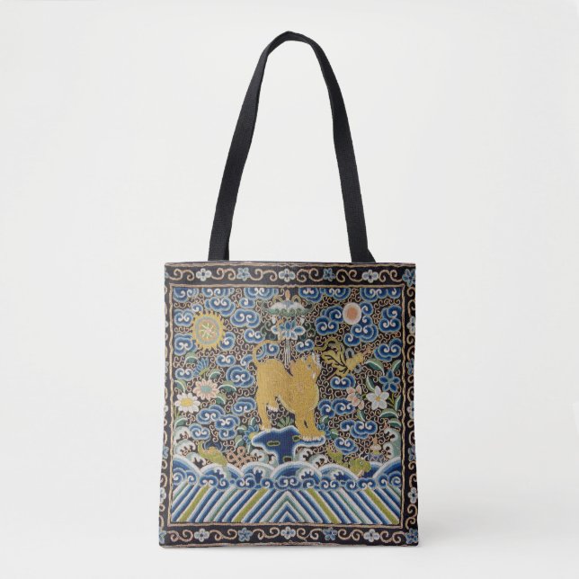 Tiger from Qing Dynasty Tote Bag (Front)