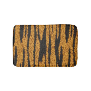Tiger Fur Bath Mat