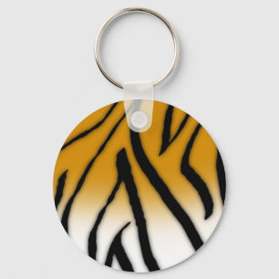 Tiger Fur Key Ring